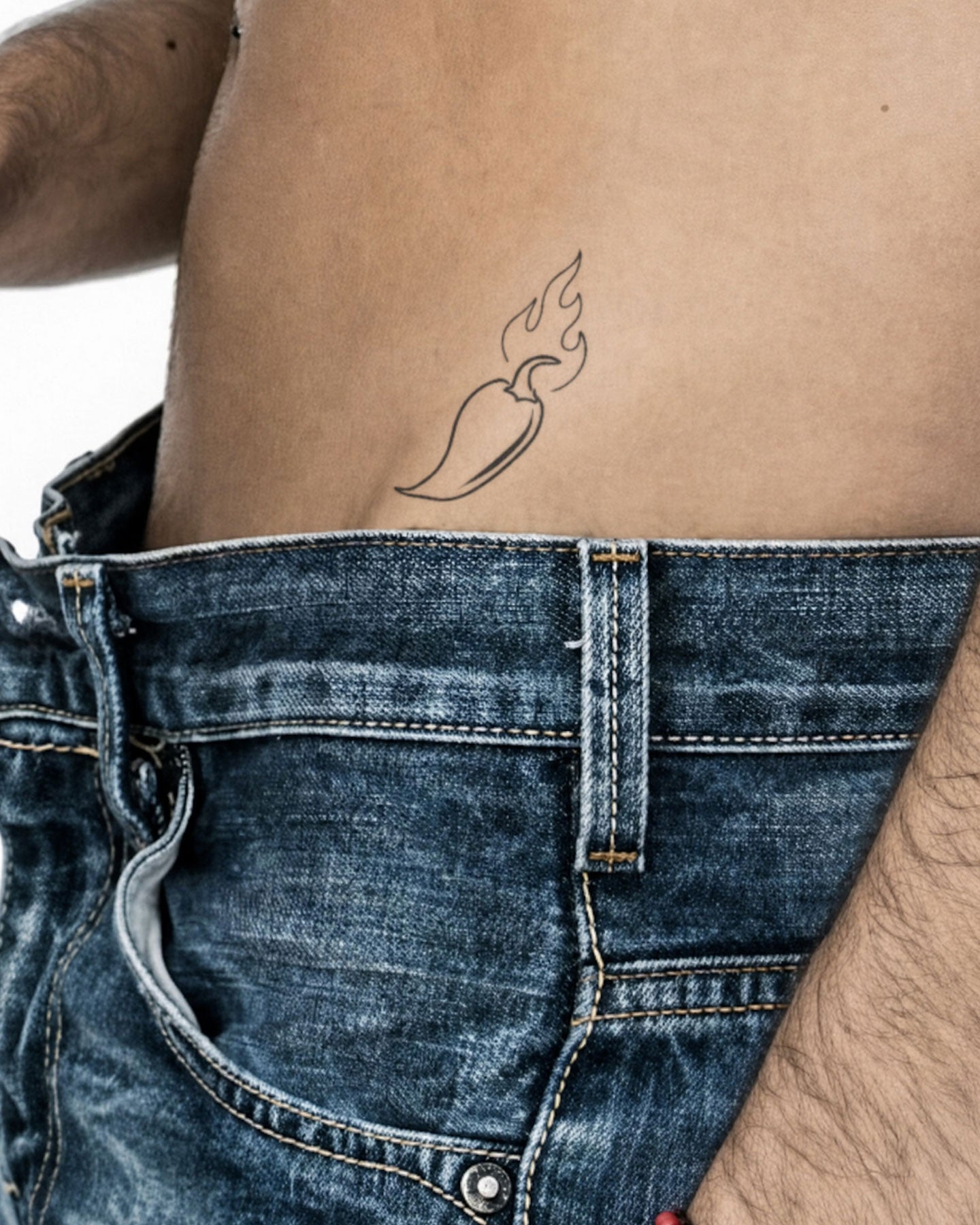 Chili Pepper temporary tattoo