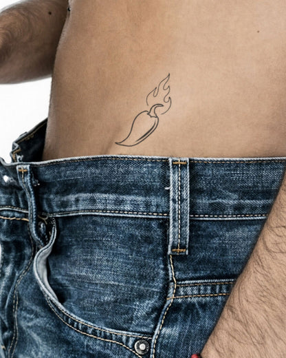 Chili Pepper temporary tattoo