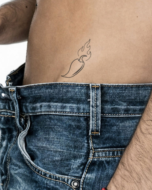 Chili Pepper temporary tattoo