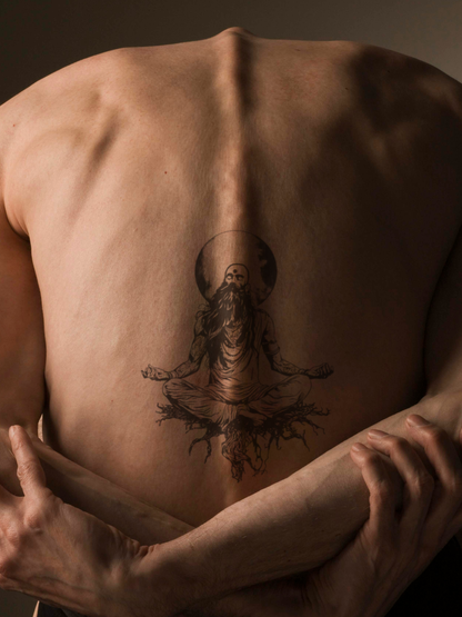 Consciousness Meditation temporary tattoo
