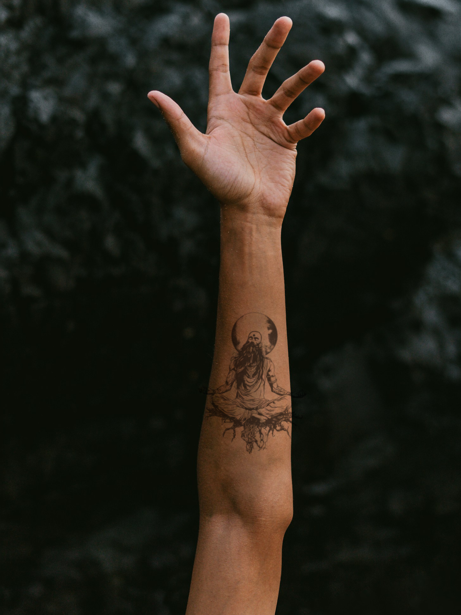 Consciousness Meditation temporary tattoo
