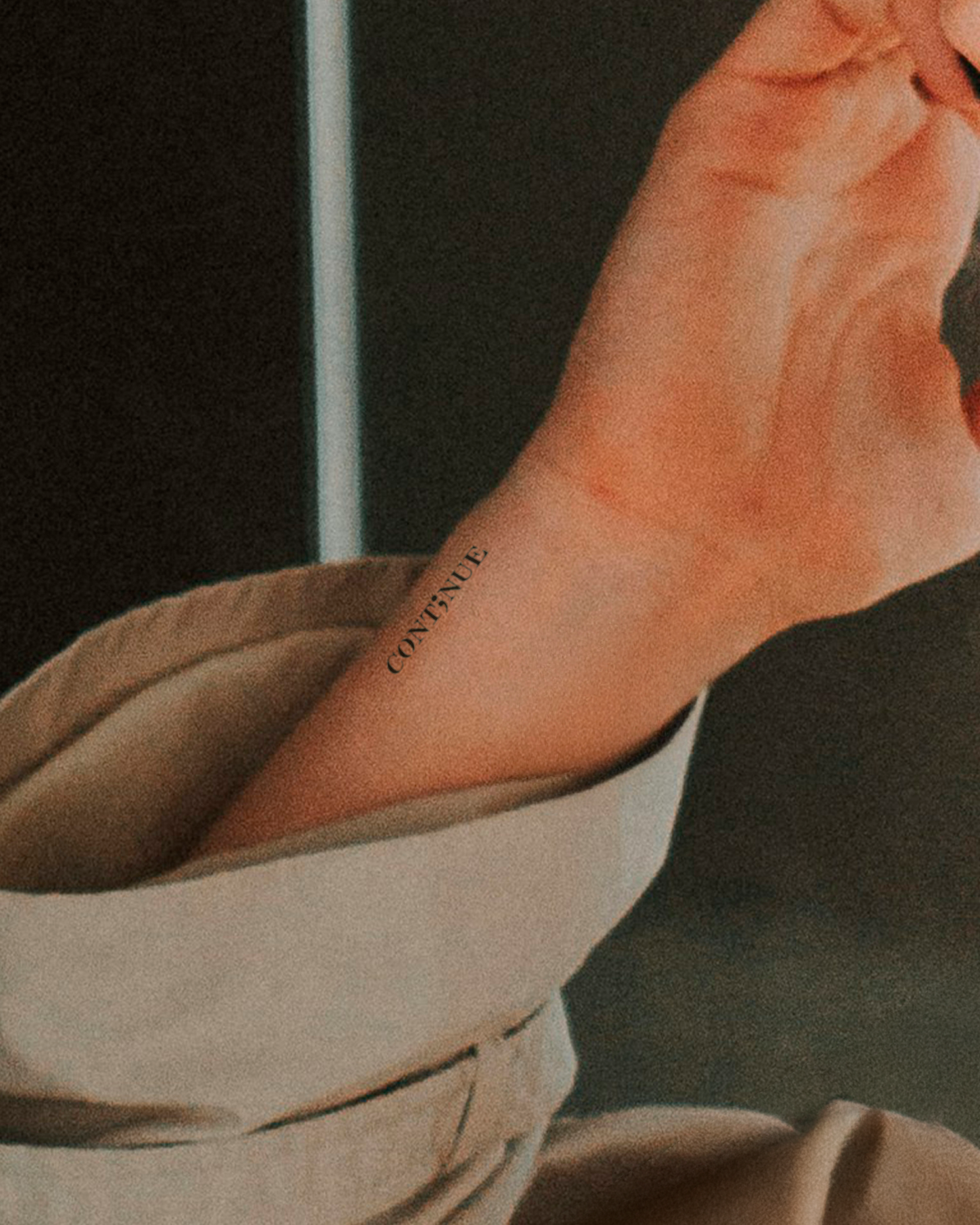 Continue temporary tattoo