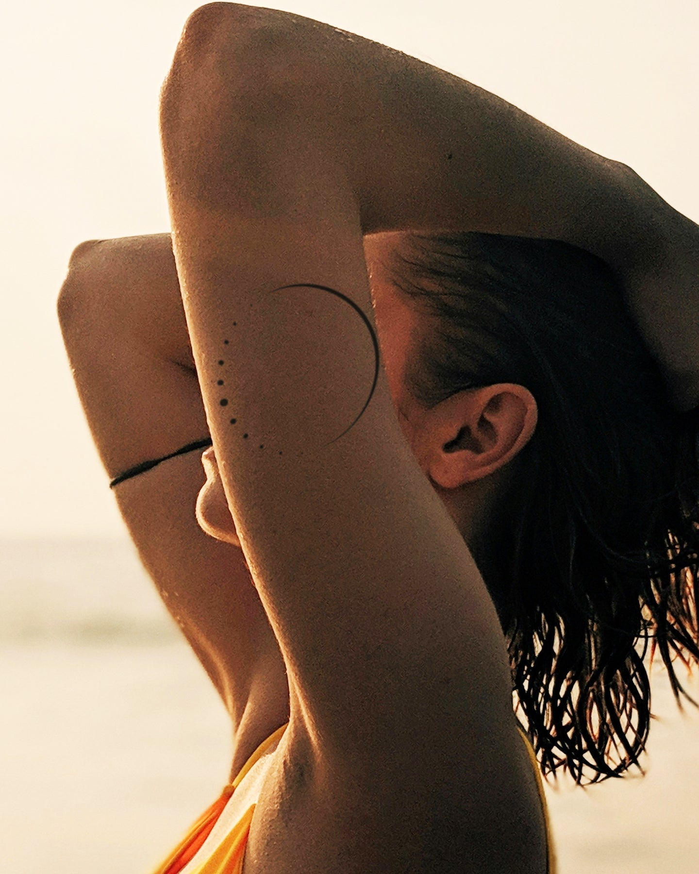 Cosmic Pulse temporary tattoo