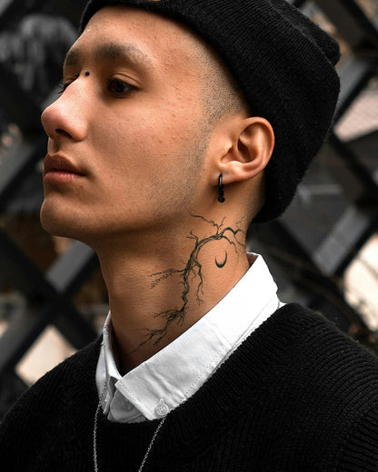 Crooked Tree temporary tattoo