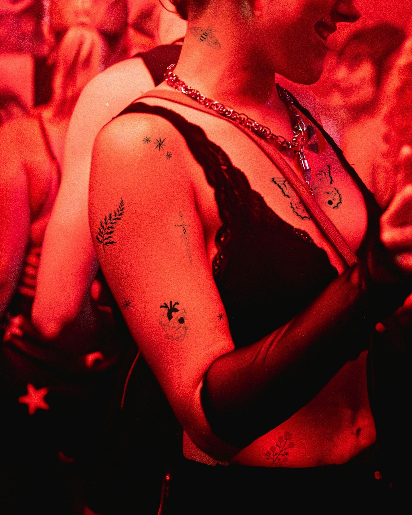 Dark Vibes Bundle Big (12 Tattoos) temporary tattoo
