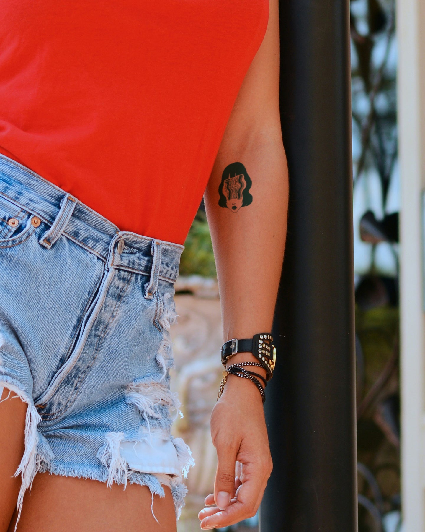 Dissolve Me Gently temporary tattoo