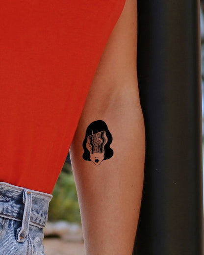 Dissolve Me Gently temporary tattoo