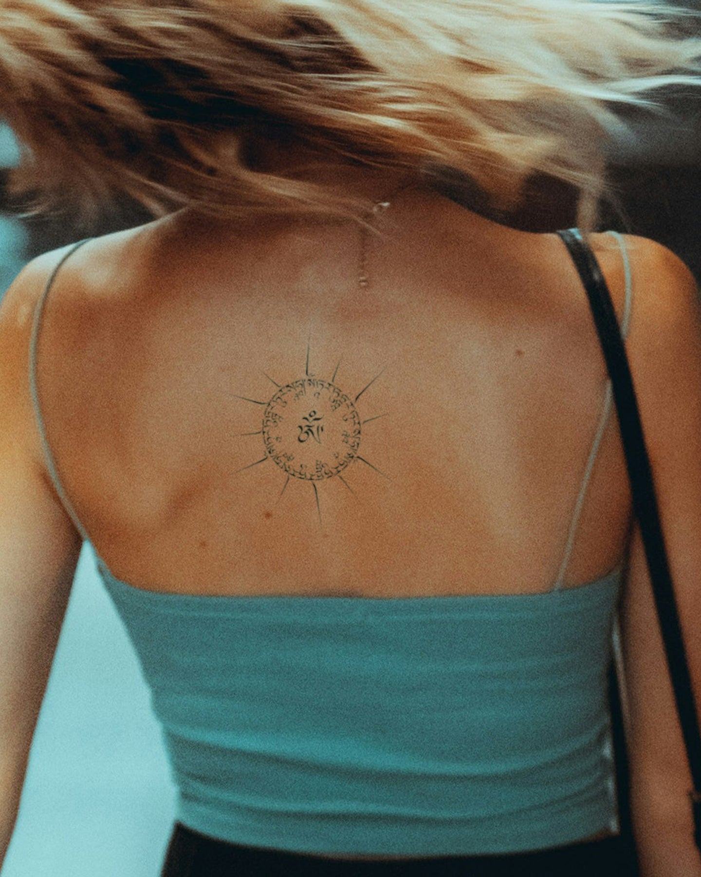 Divine Script temporary tattoo