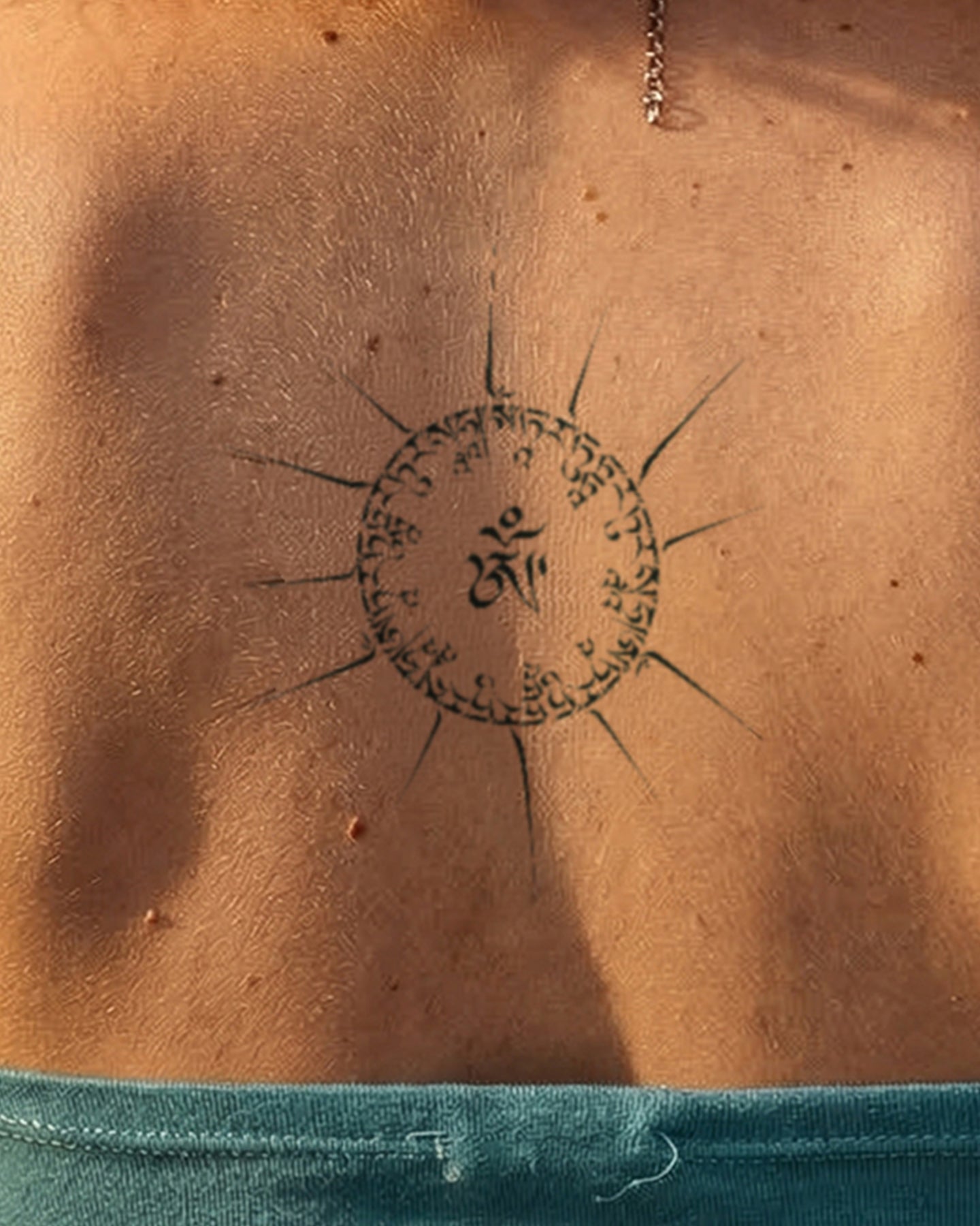 Divine Script temporary tattoo