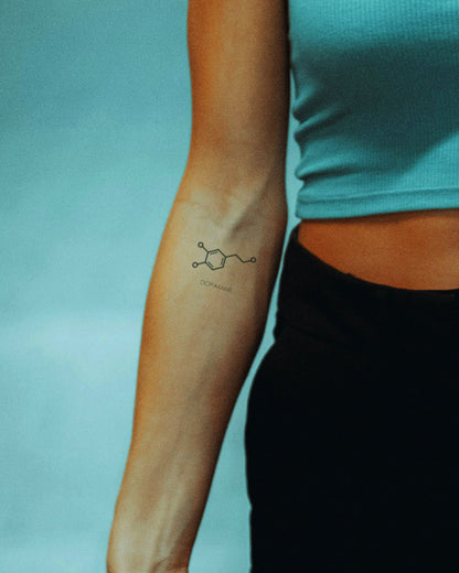 Dopamine temporary tattoo