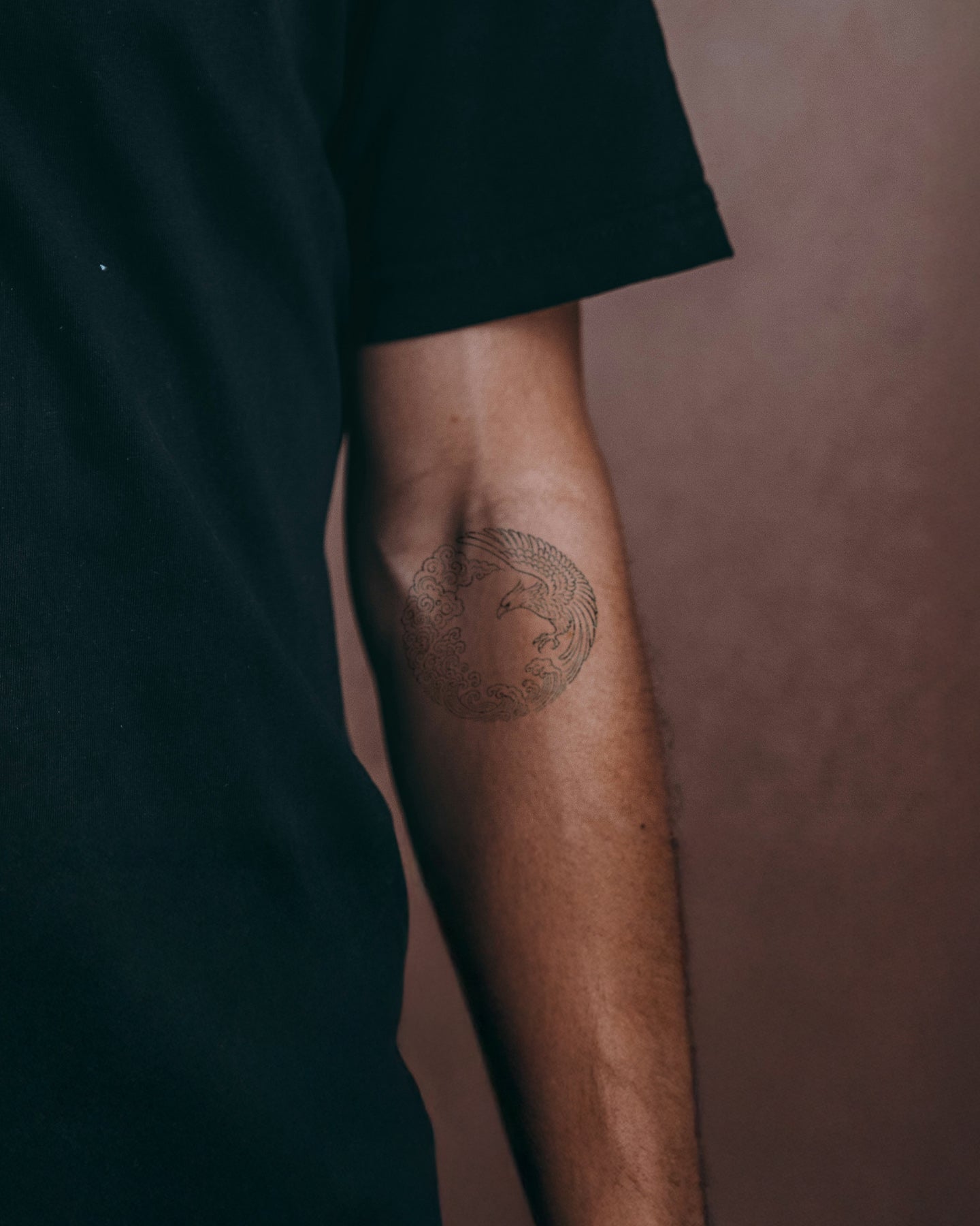 Eagle In Clouds temporary tattoo