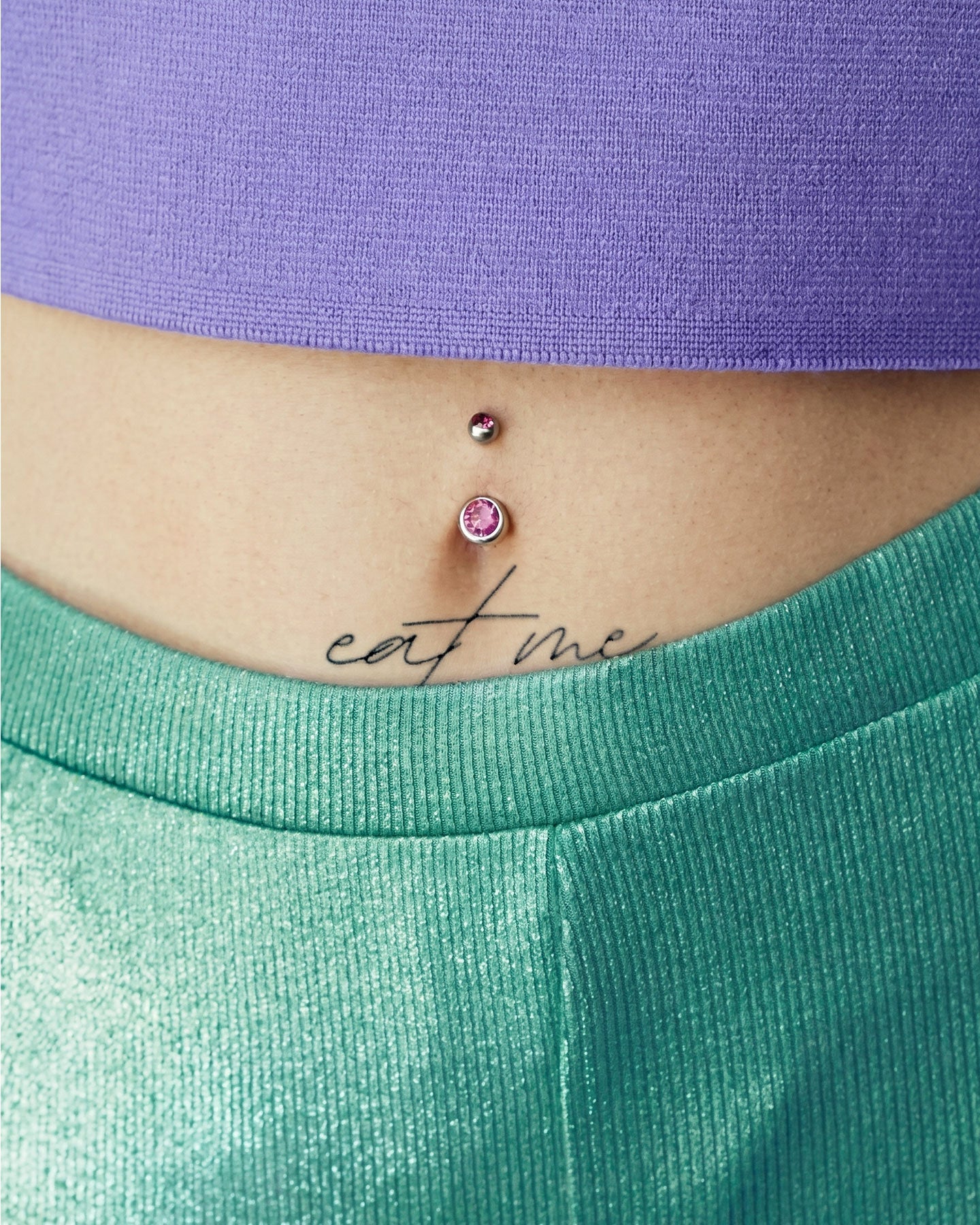 Eat Me temporary tattoo