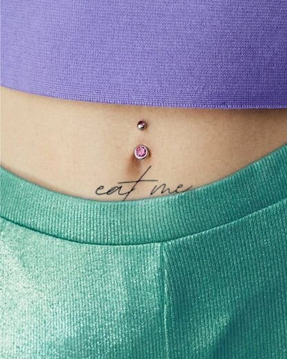 Eat Me temporary tattoo