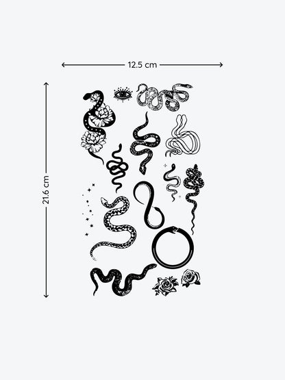 Exclusive Snake Bundle(13 Tattoos) temporary tattoo