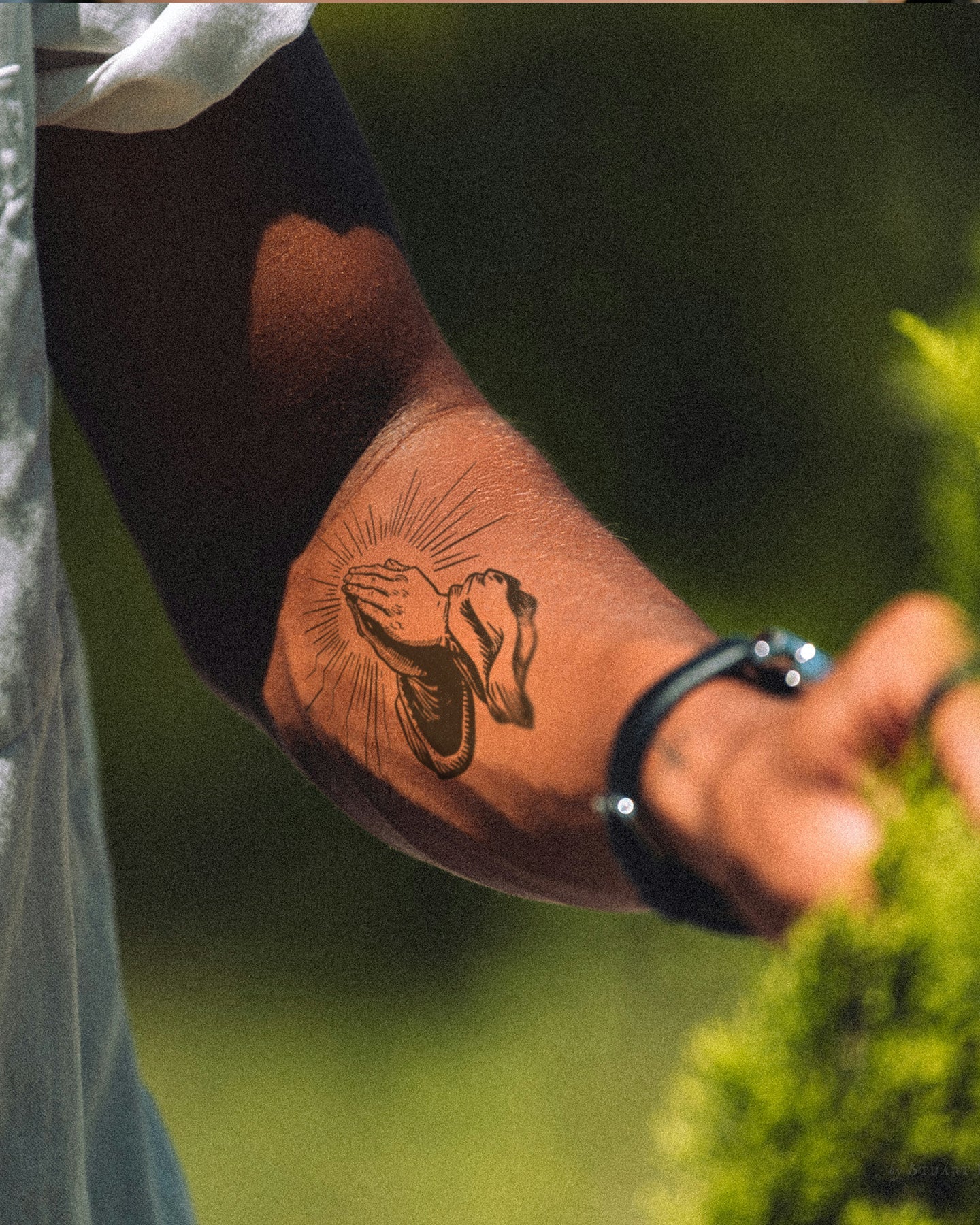 Faith temporary tattoo