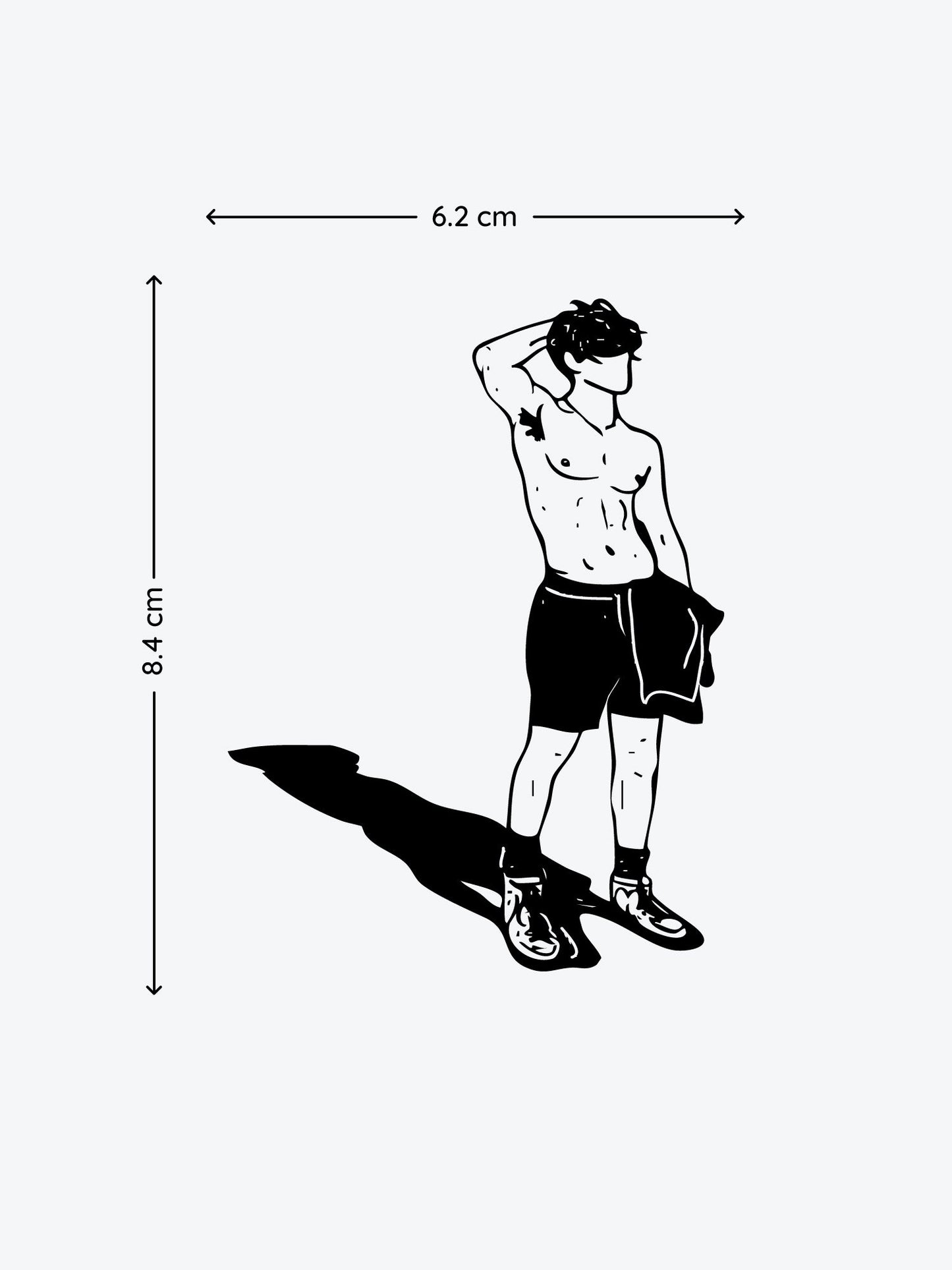 Boy temporary tattoo