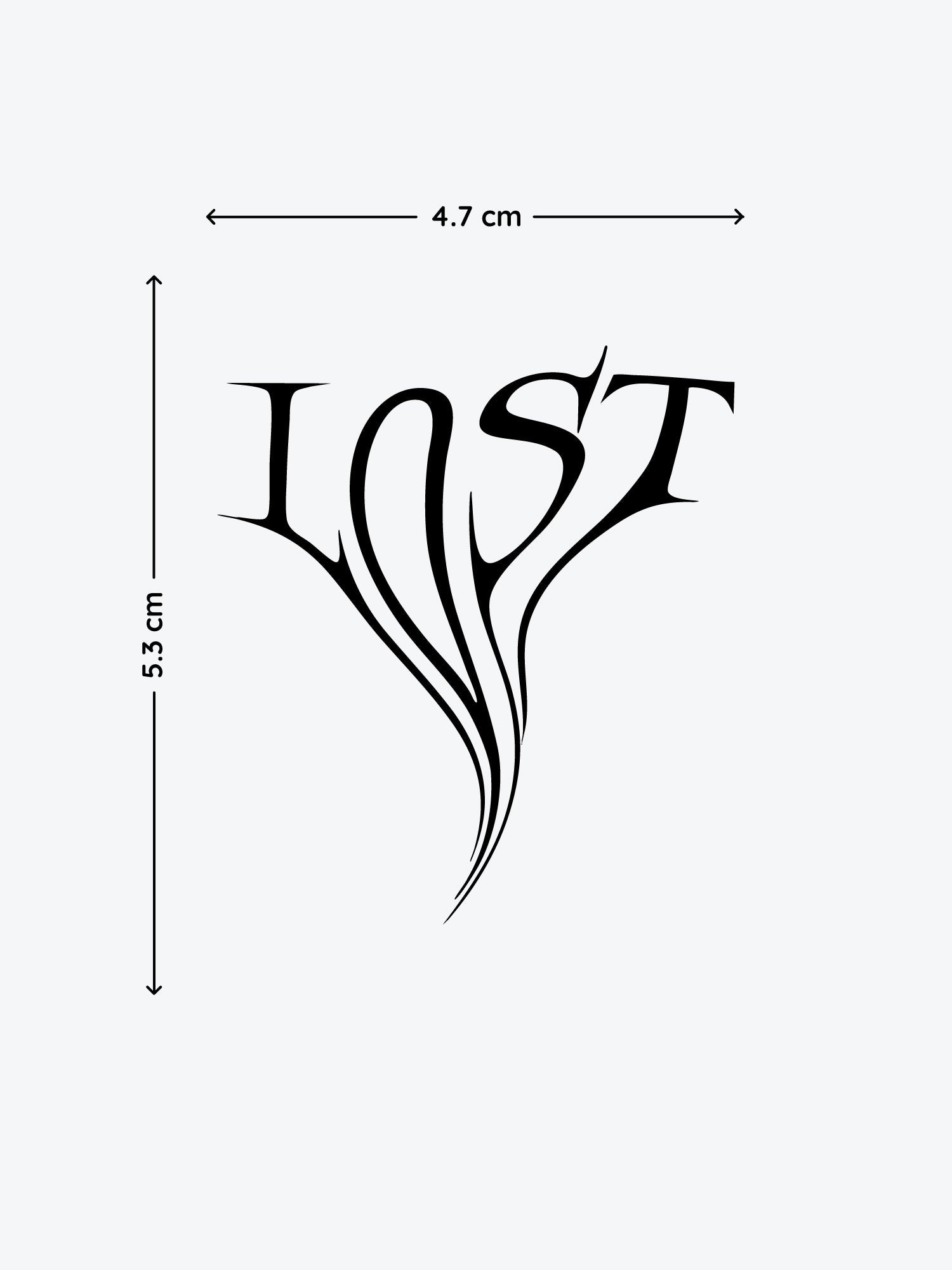 Lost temporary tattoo