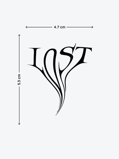 Lost temporary tattoo