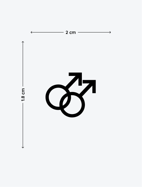 Bold And Bound temporary tattoo