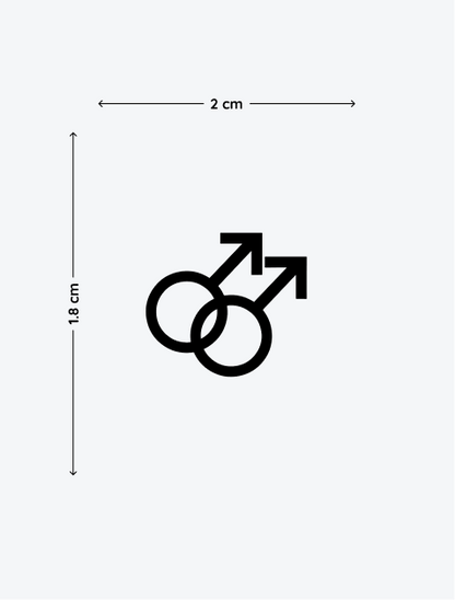Bold And Bound temporary tattoo