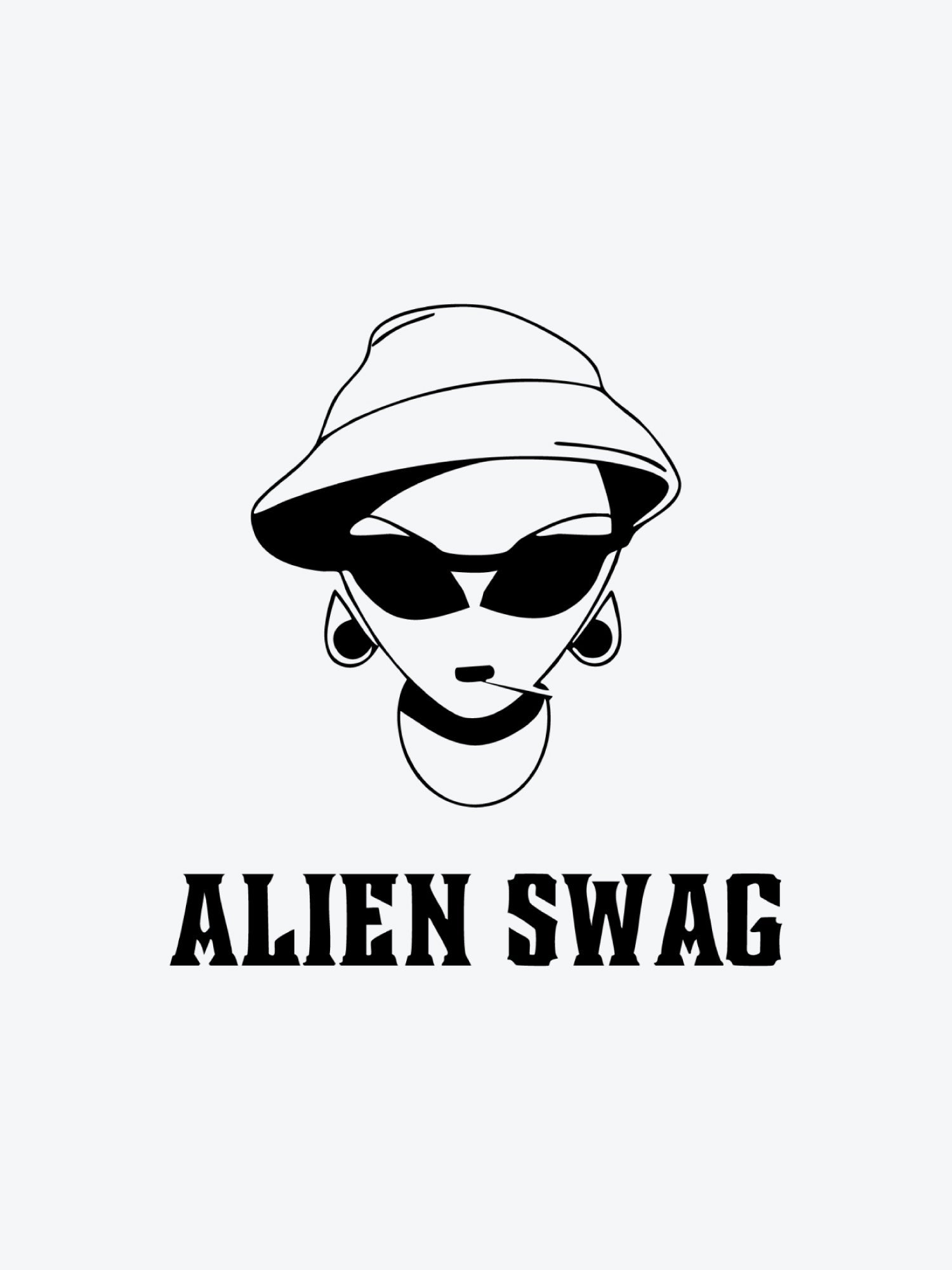 Alien Swag by Mr B temporary tattoo