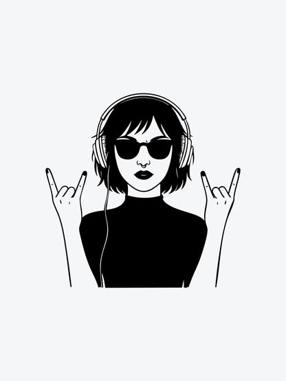 Rock It temporary tattoo