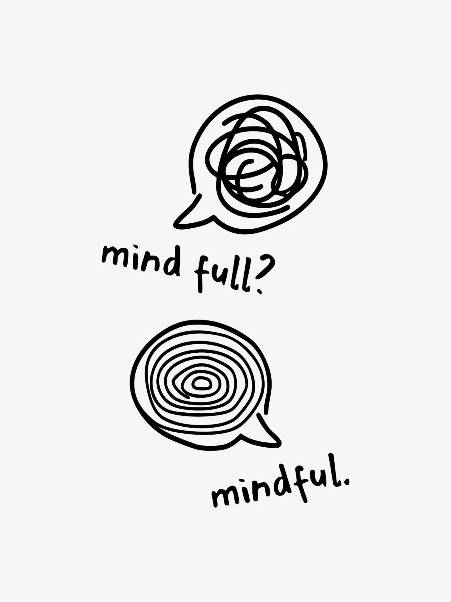 Mind Full temporary tattoo