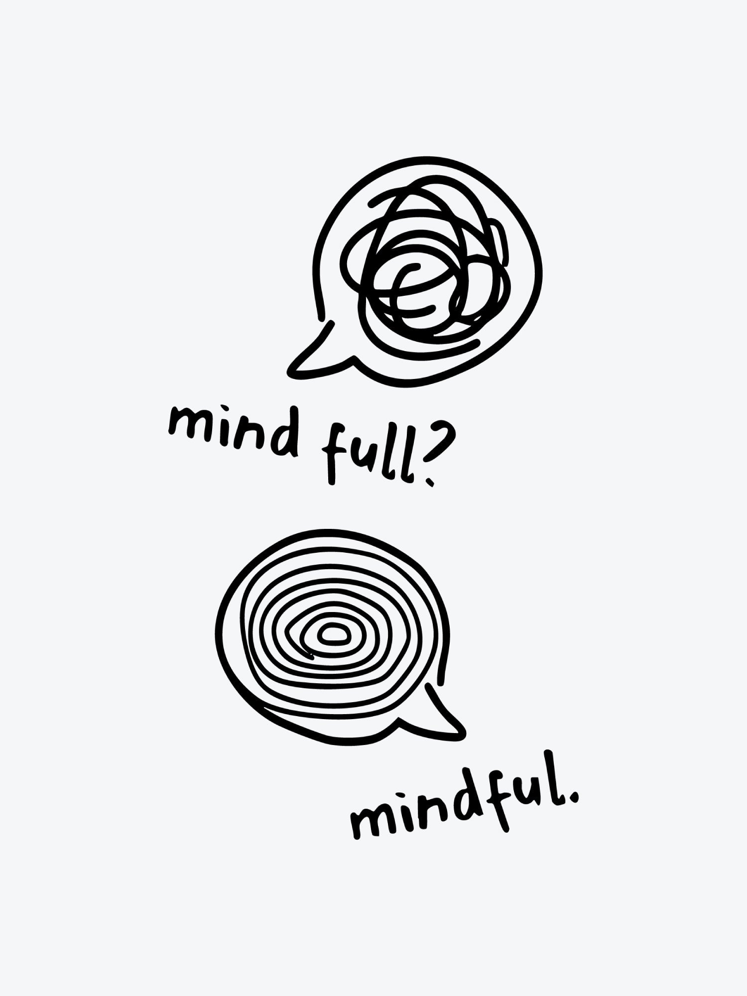Mind Full temporary tattoo