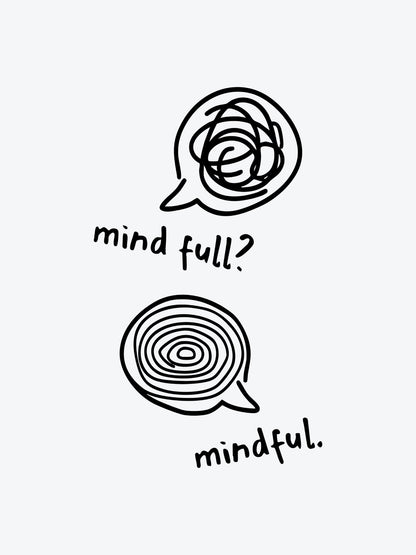 Mind Full temporary tattoo