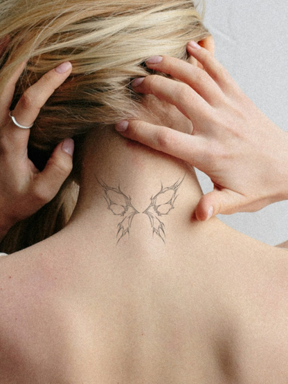 Acid Butterfly temporary tattoo