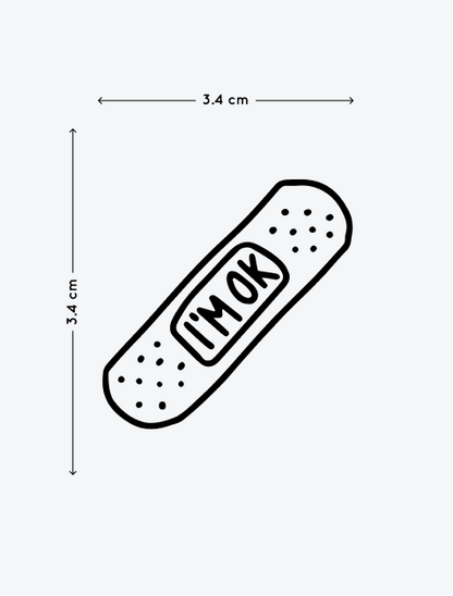 Im Okay temporary tattoo