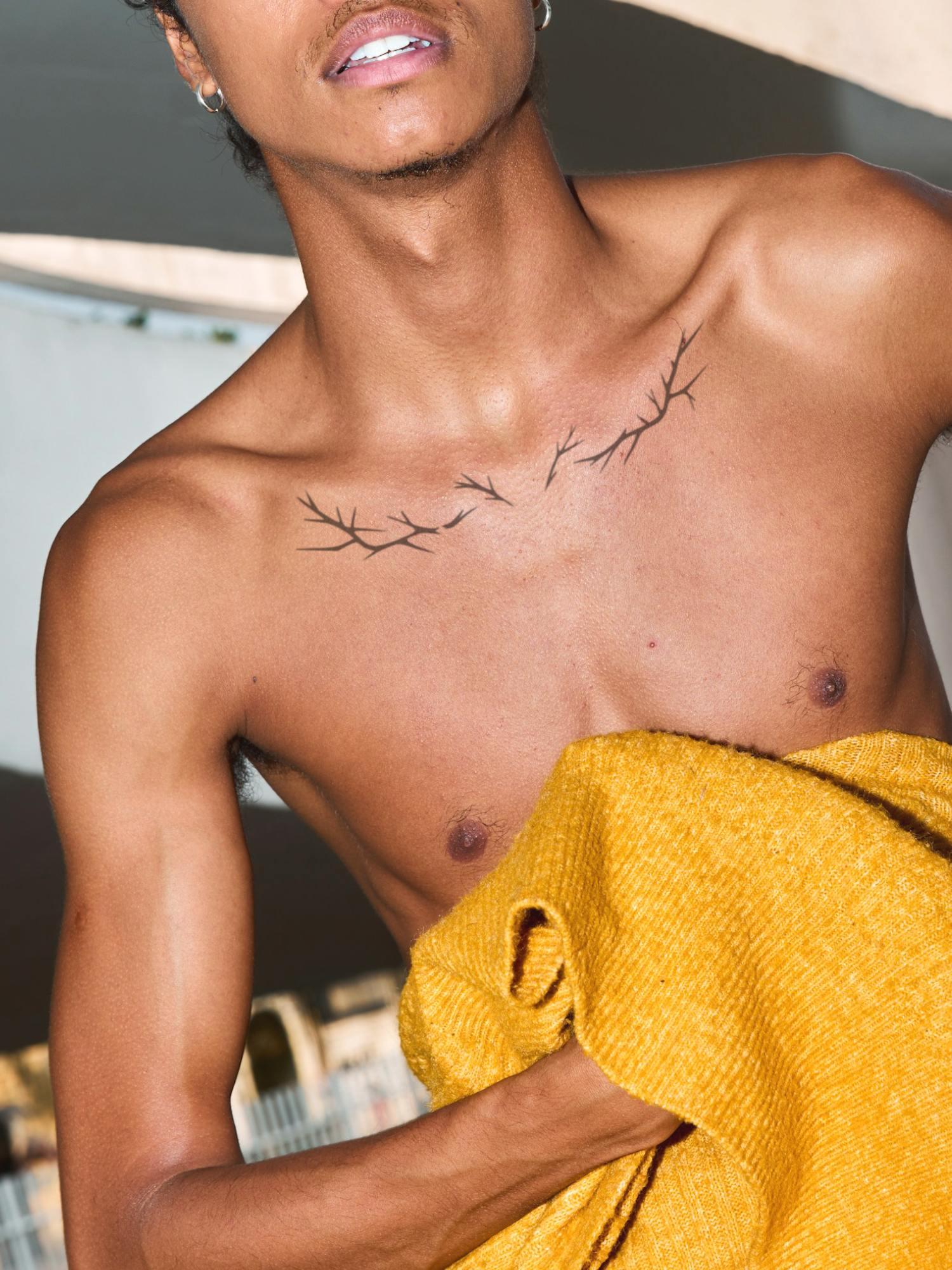 Forest Crown temporary tattoo