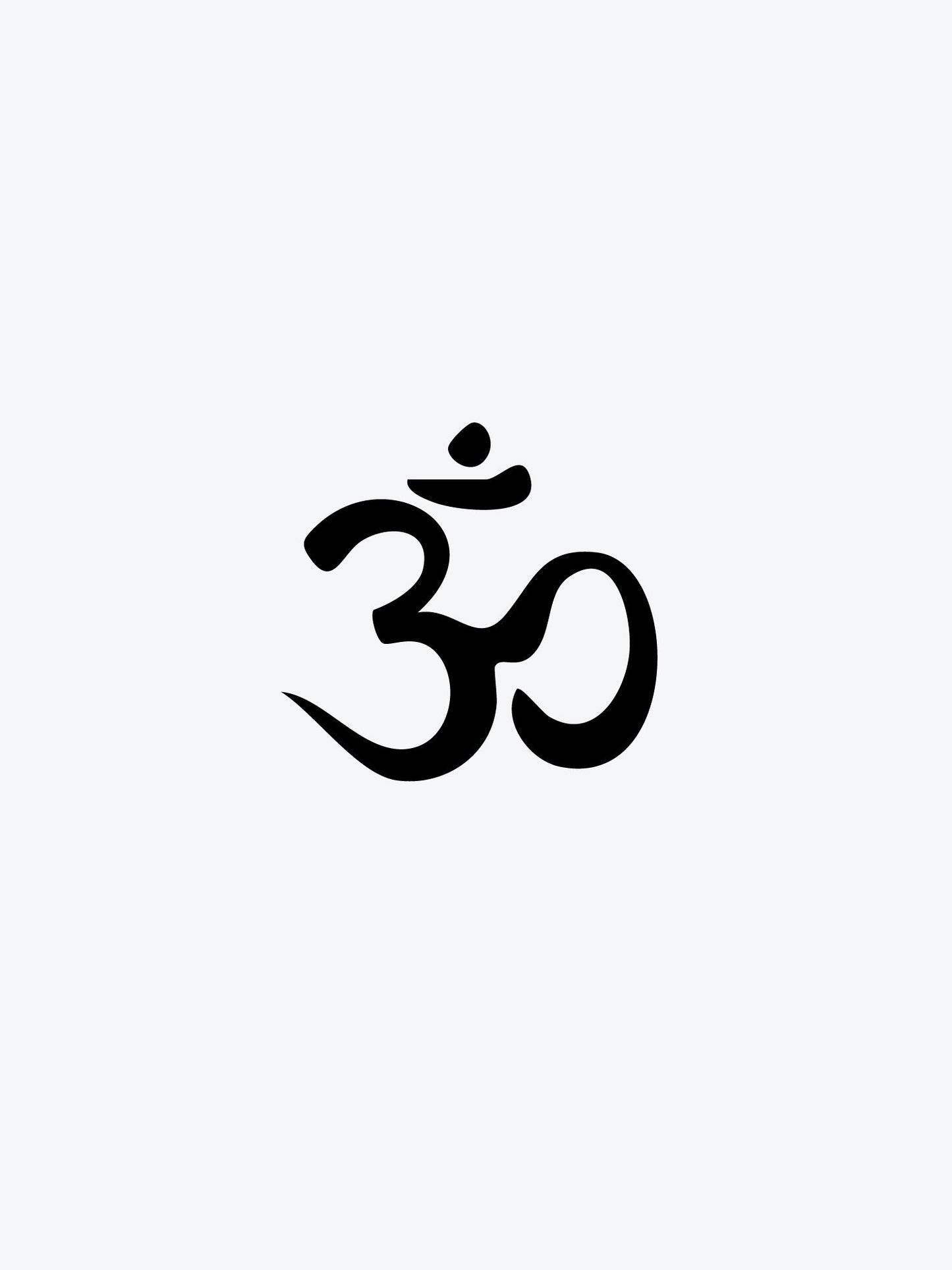 Om temporary tattoo