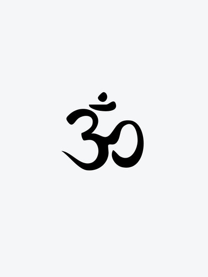 Om temporary tattoo