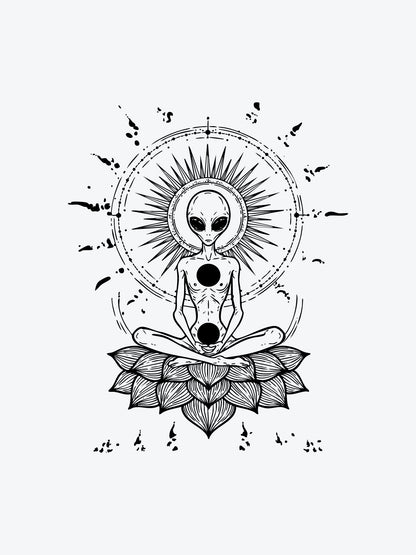 Alien OM by Mr B temporary tattoo