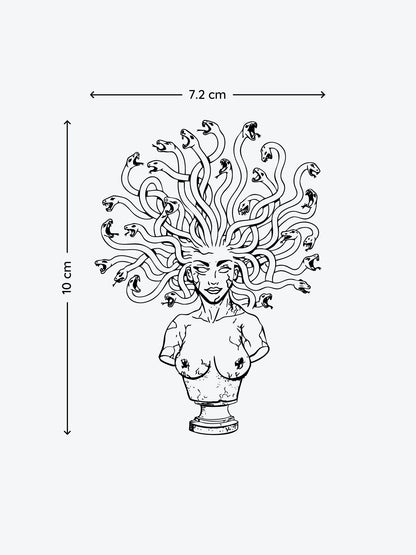 Medusa Exclusive temporary tattoo