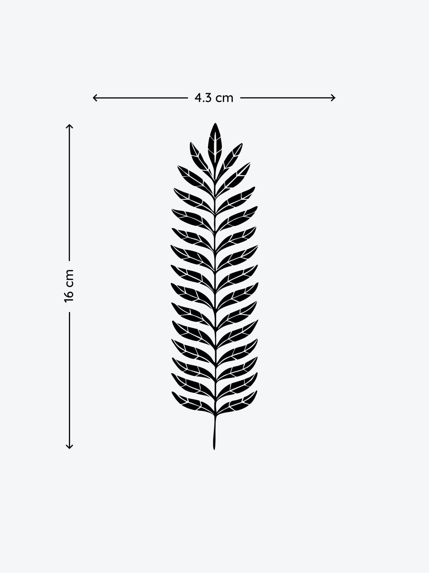 Big Leaf temporary tattoo