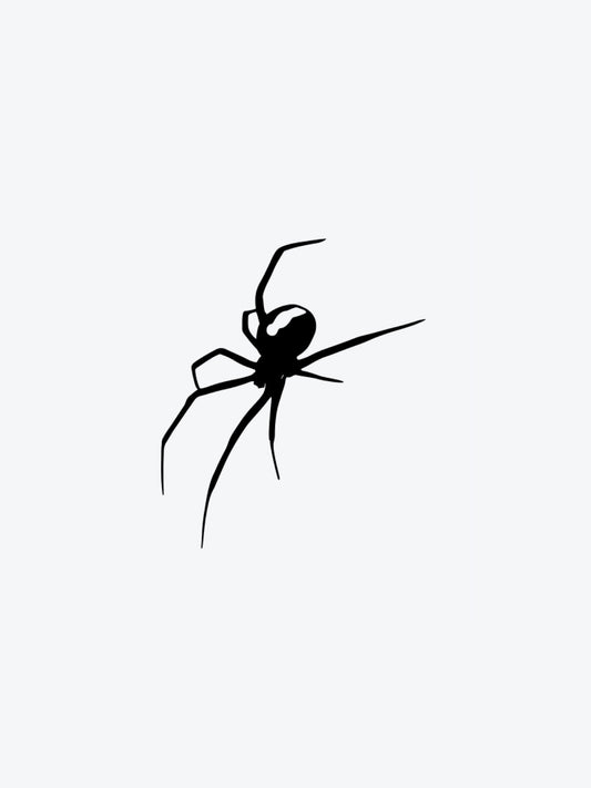 Spider Sideback temporary tattoo