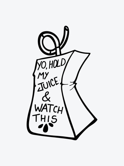 Juiced Up temporary tattoo