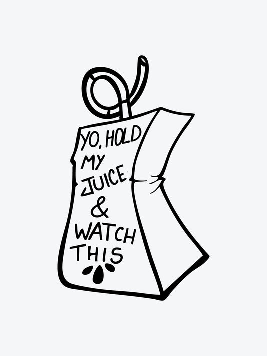 Juiced Up temporary tattoo