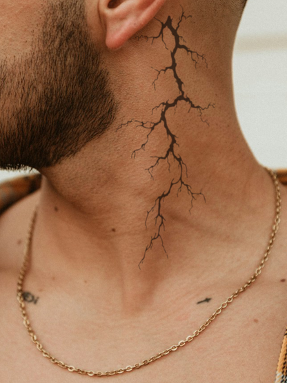 Thunder temporary tattoo