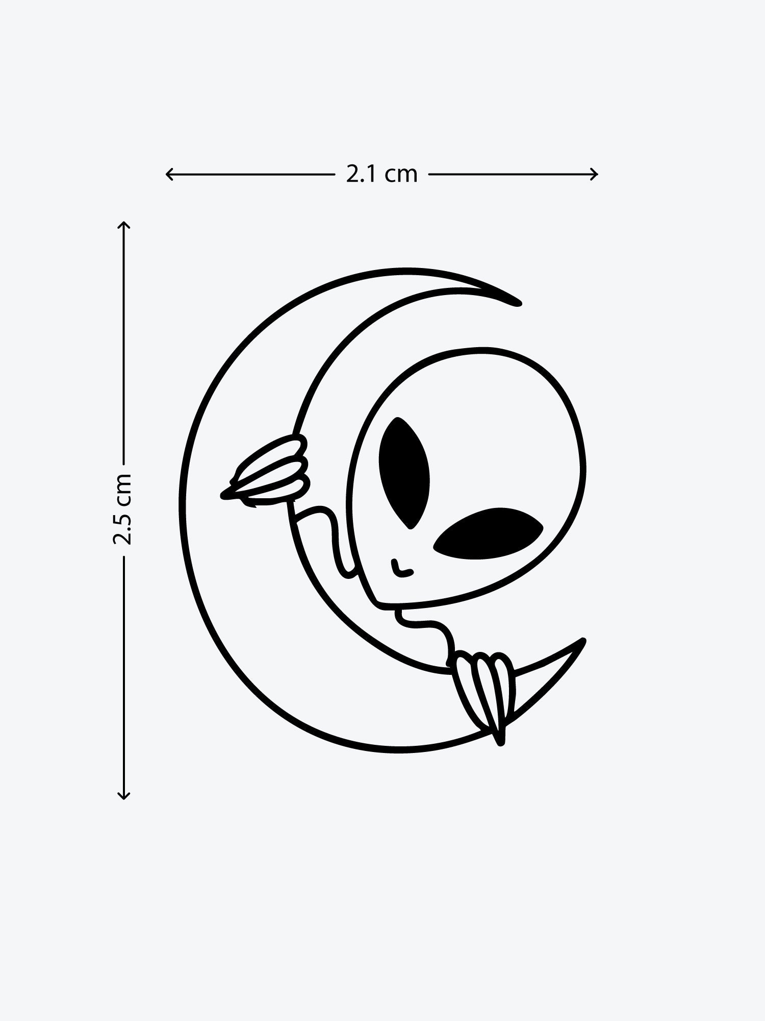 I Come In Peace by Mr. B temporary tattoo