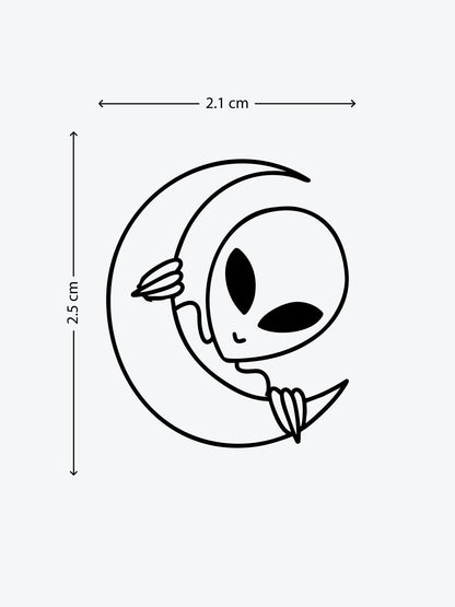 I Come In Peace by Mr. B temporary tattoo