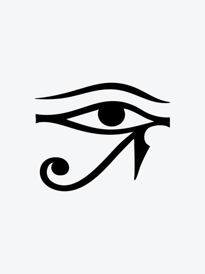 Eye of Horus temporary tattoo