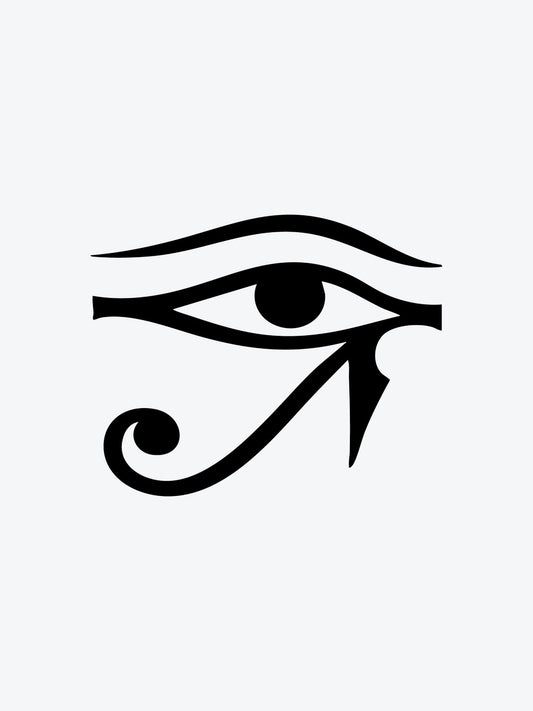 Eye of Horus temporary tattoo