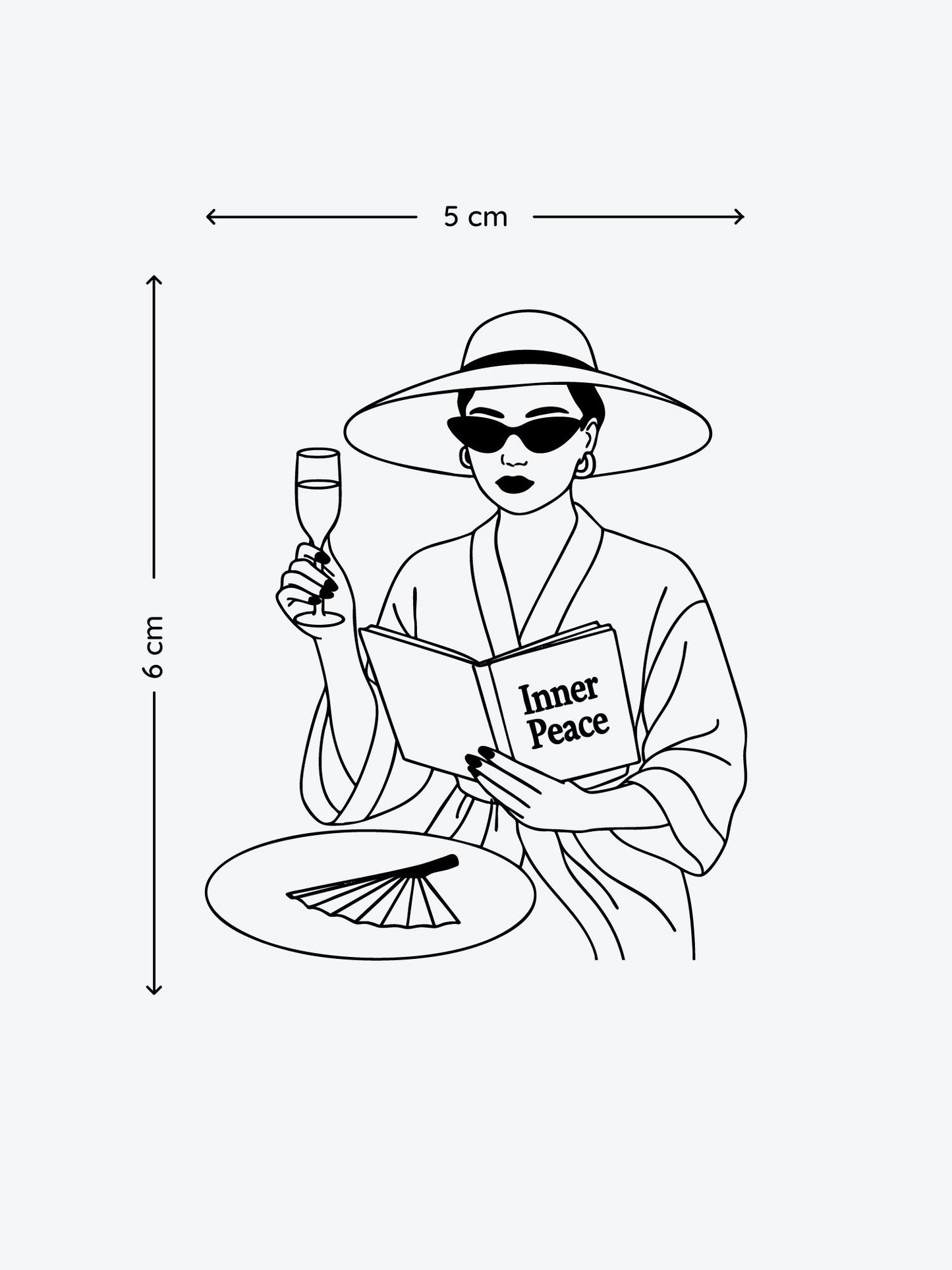 Main Character temporary tattoo