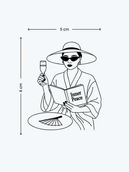 Main Character temporary tattoo