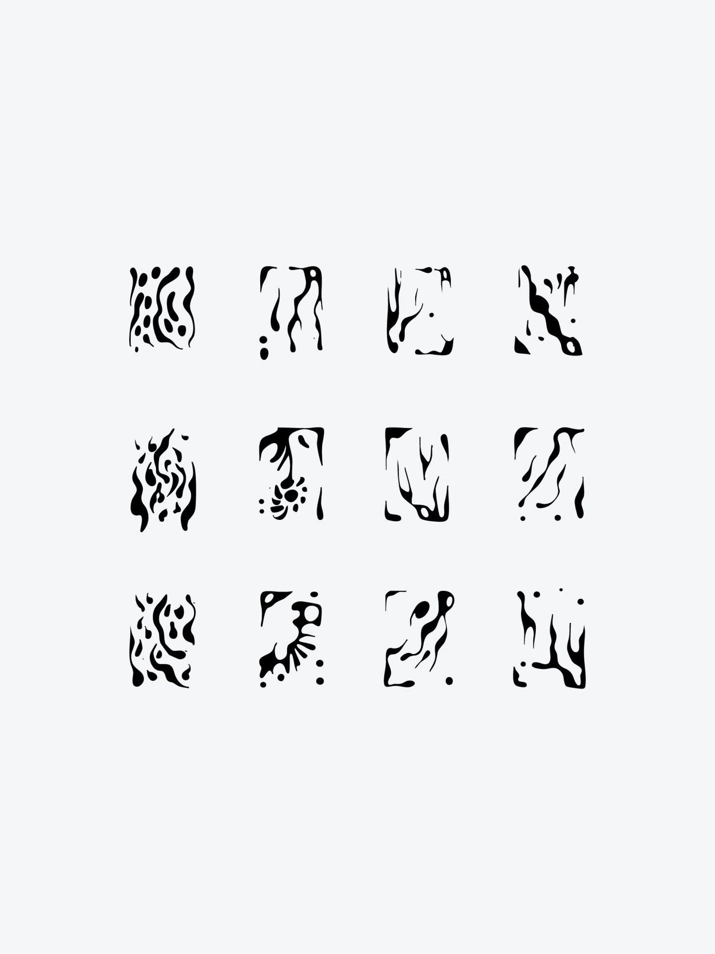 Symbols Cube temporary tattoo
