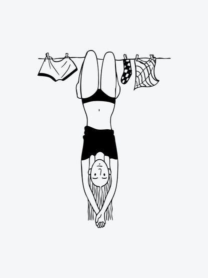 Hang On temporary tattoo