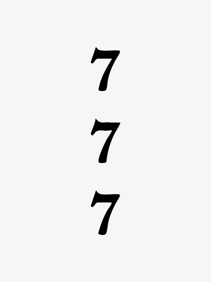 777 temporary tattoo